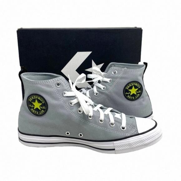 Converse Chuck Taylor Sneakers Casual High Top Gray 172016C Men’s Shoes Canvas - Picture 7 of 9